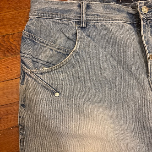 Vintage Men's Pelle Pelle Denim Jeans size 38x34 - Picture 4 of 16